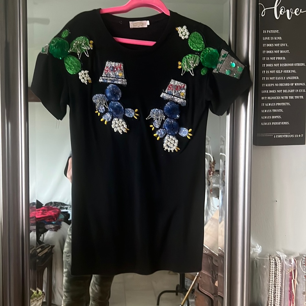 Formal /informal. embroidery in beads. Lovely  Wear day/night Get together party